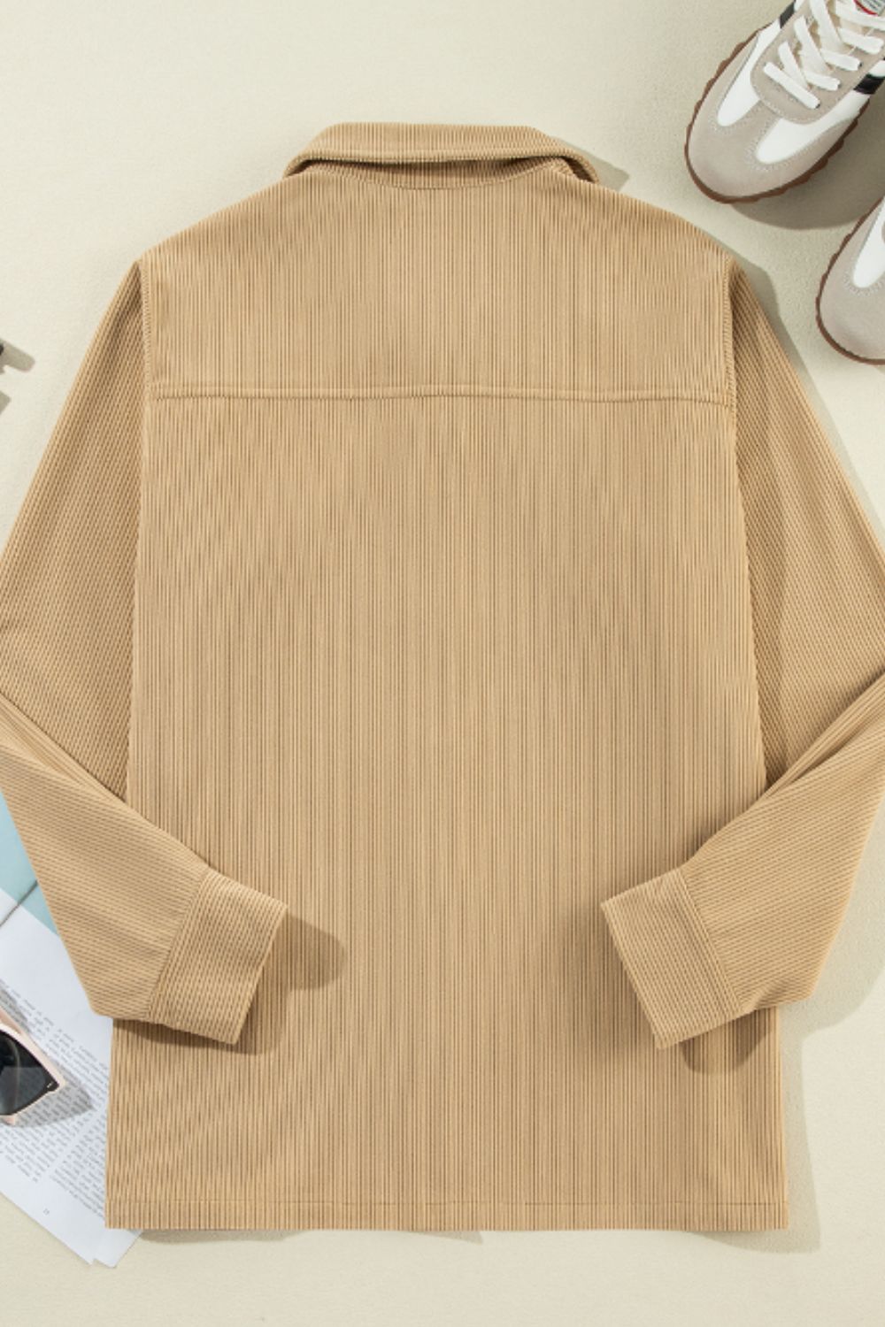 Balbina | Long-sleeved jacket with ruffles and buttons