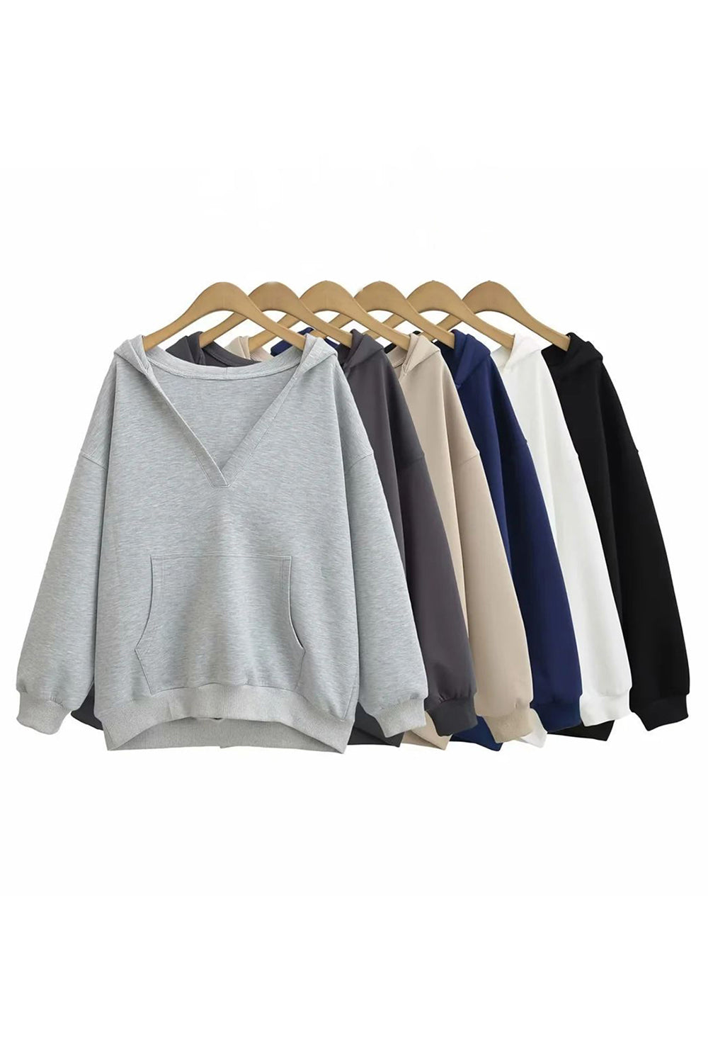 Bernadette® | Basic Bae Air Scuba long sleeve hoodie with kangaroo pocket