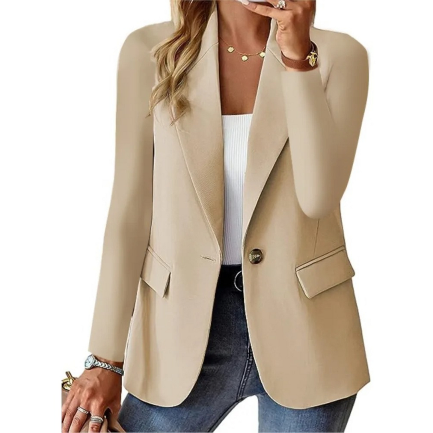 Eleonora | Casual women's blazer with long sleeves
