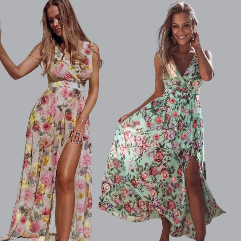 Amelia® | Women's summer maxi dress with print