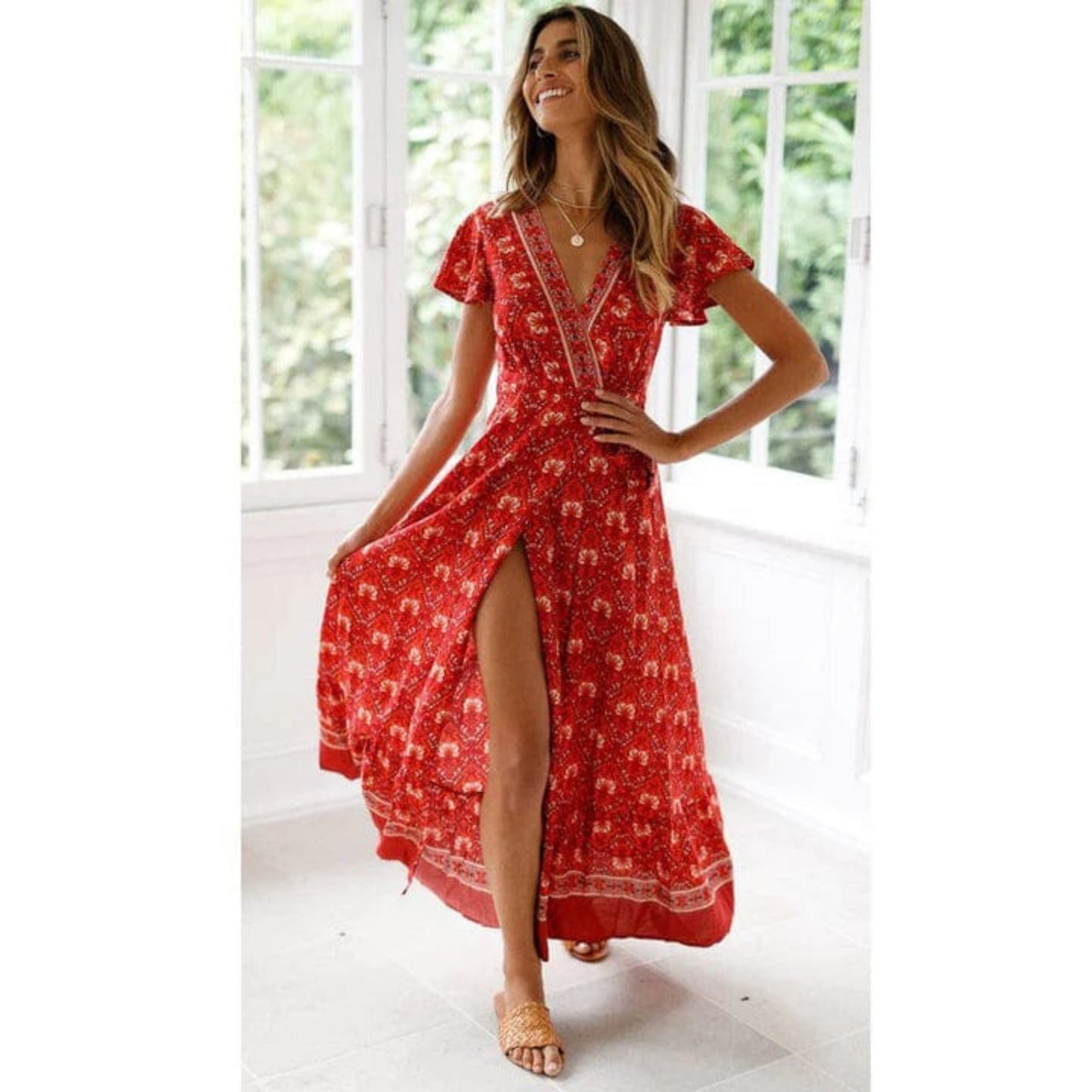 Carla® | Women's maxi dress divided