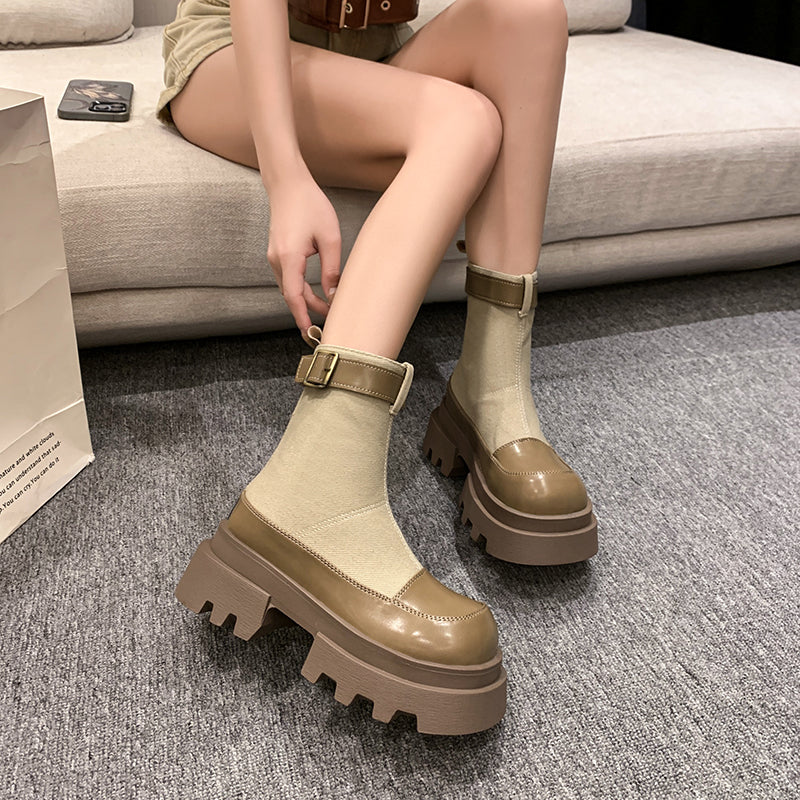 Carmen | Ulla – ankle boots with platform sole