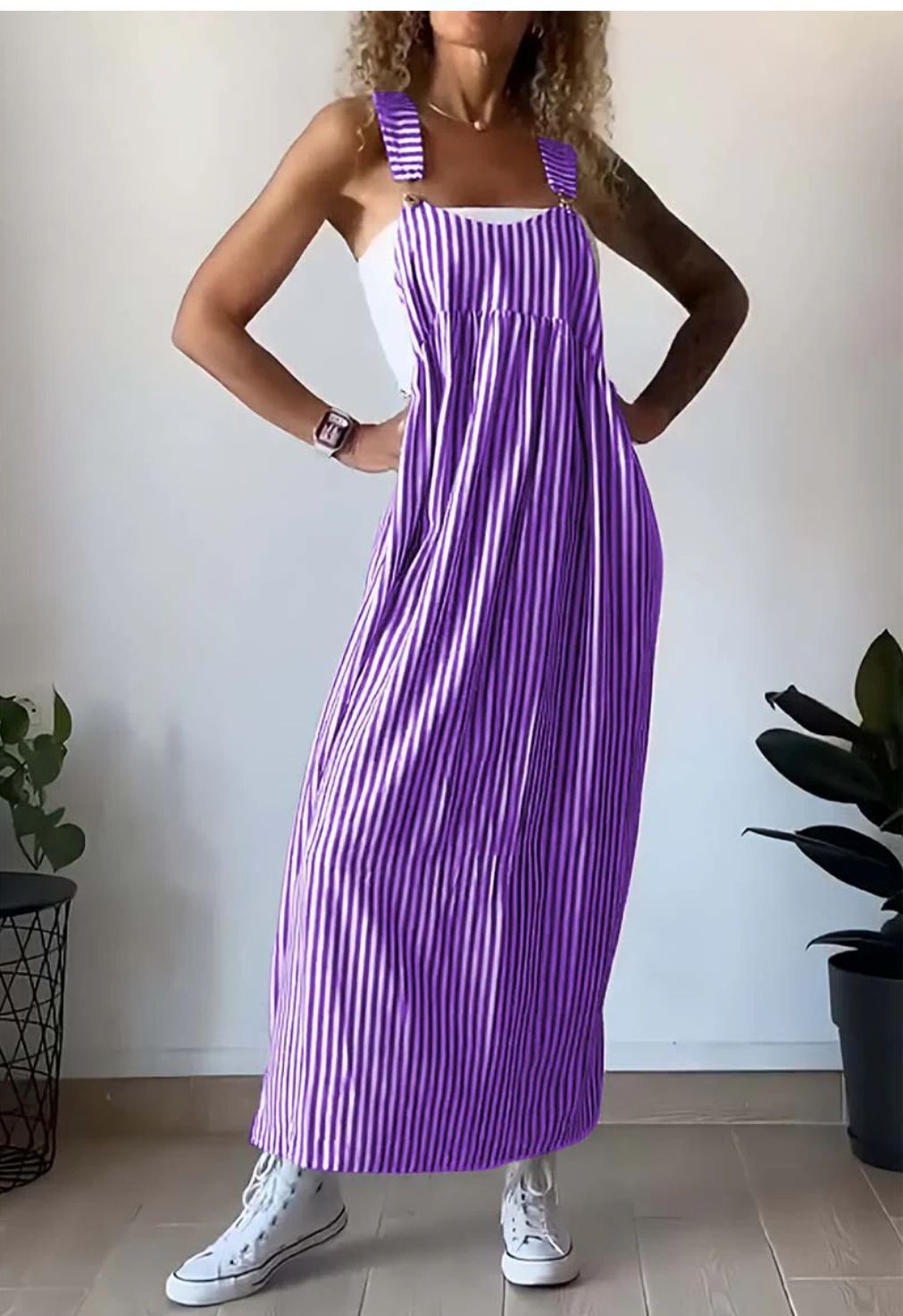 Beatriz® | Striped casual jumpsuit
