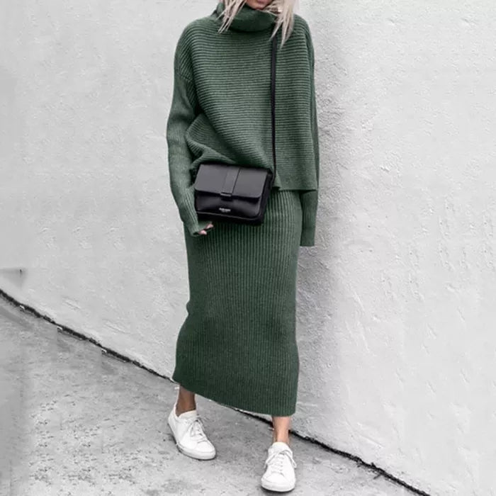 Amy® | Stylish rib knit set