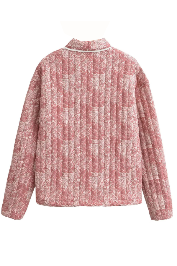 Claudia® | Loose Fashion Versatile Printed Cardigan Long Sleeve Cotton-padded Jacket