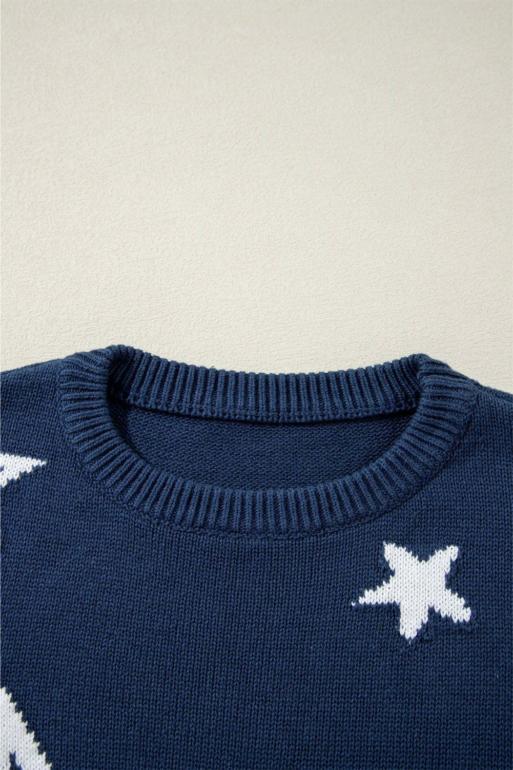 Blanca® | Long-sleeved sweater with a star crew neck