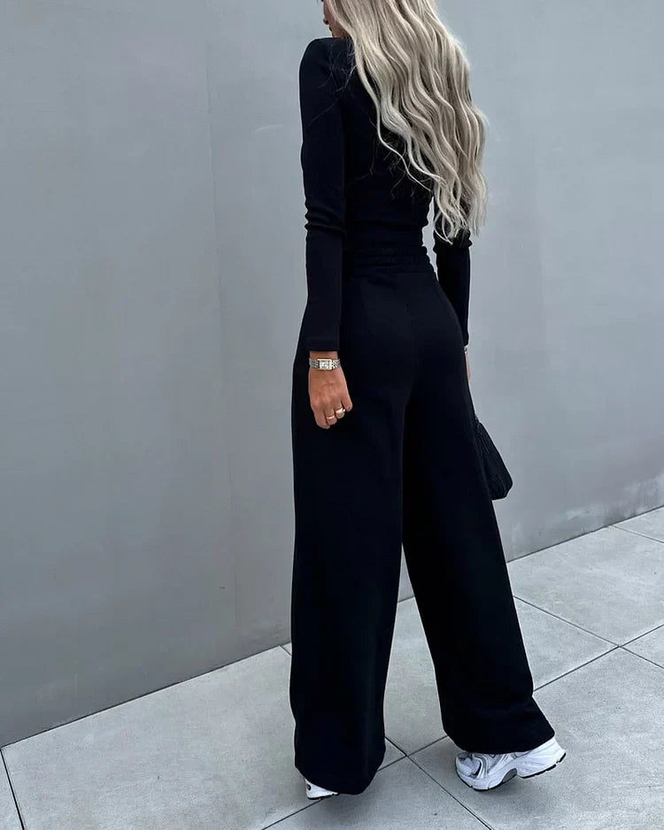 Antonella® | Loose pants and top set for women