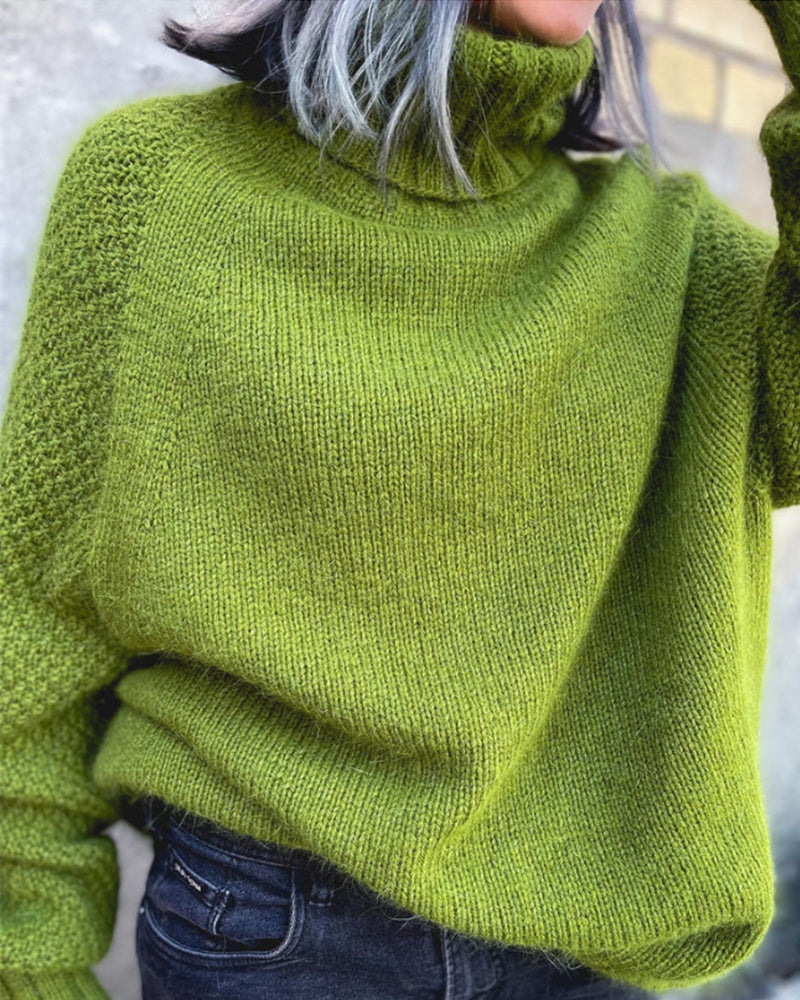 Bianca® | Oversized olive green cardigan