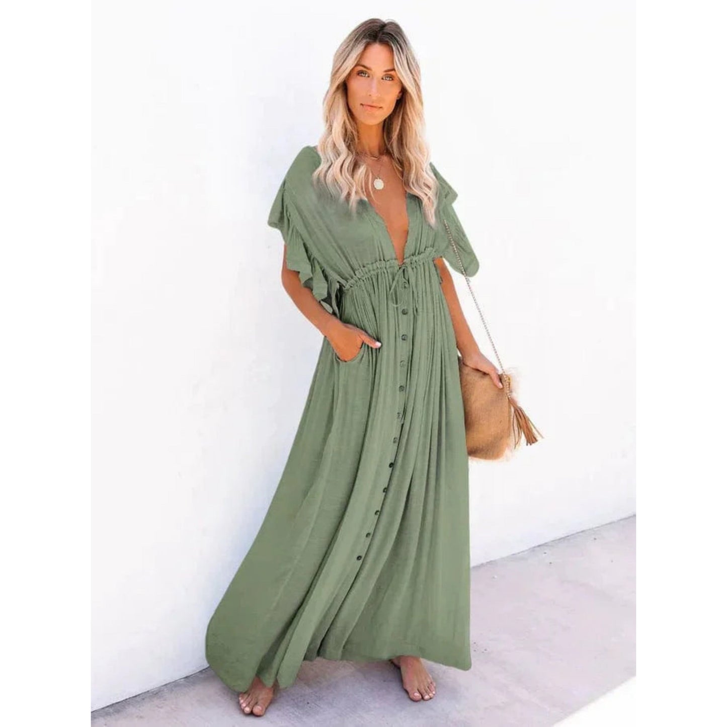 Camille® | Women's Beach Jurk Maxi