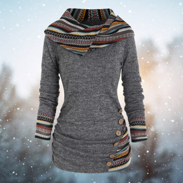 Azucena | Tribal Pattern Hoodie