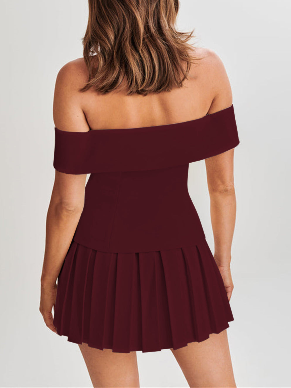 Arpina® | Elegant Blazer Set With Pleated Skirt