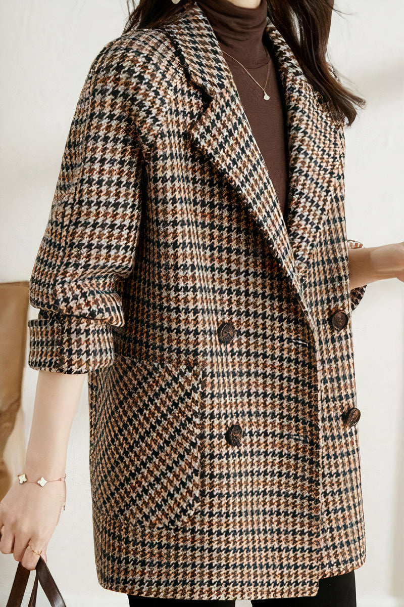 Chantal® | Stylish jacket with a houndstooth pattern