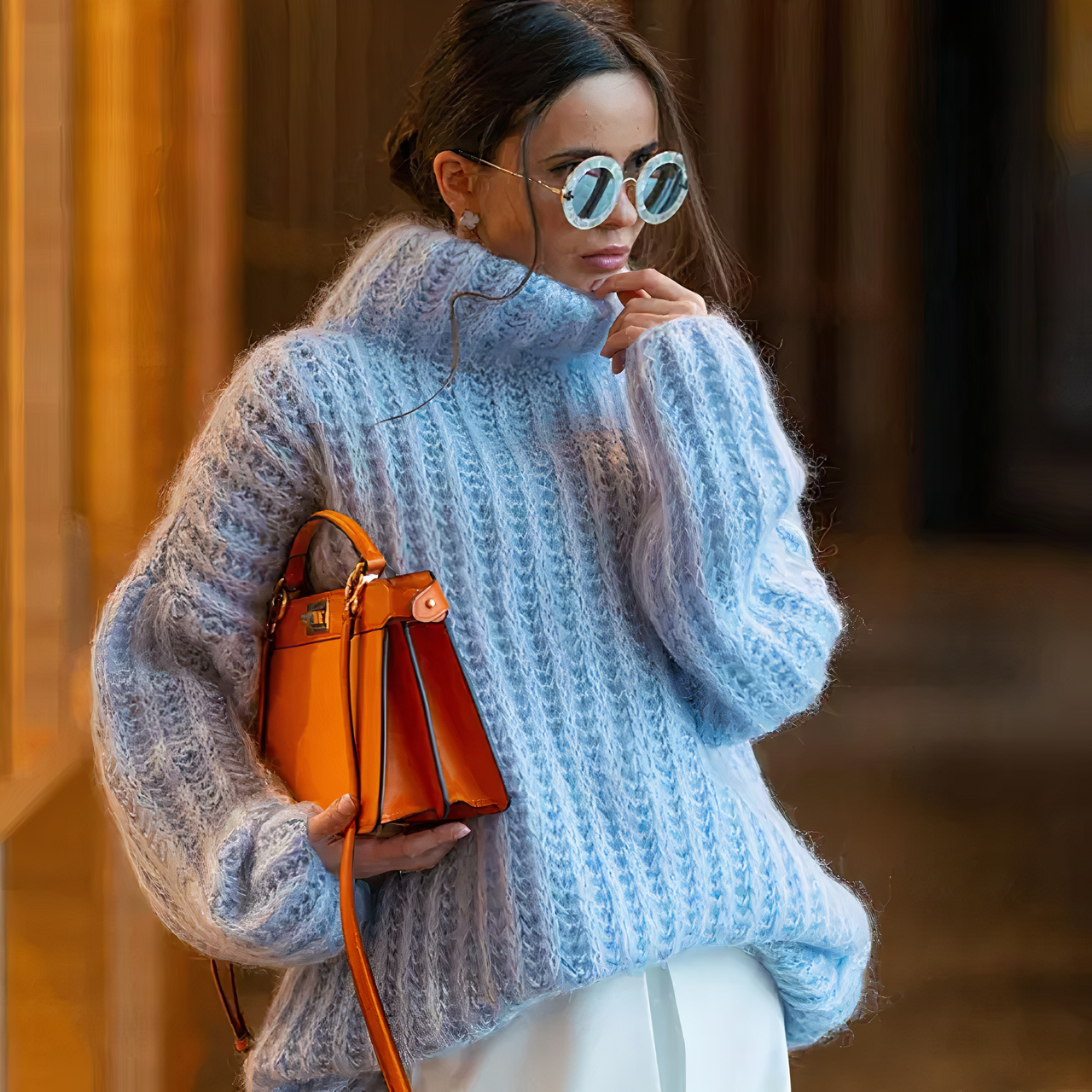 Cornelia® | Fluffy knitted sweater