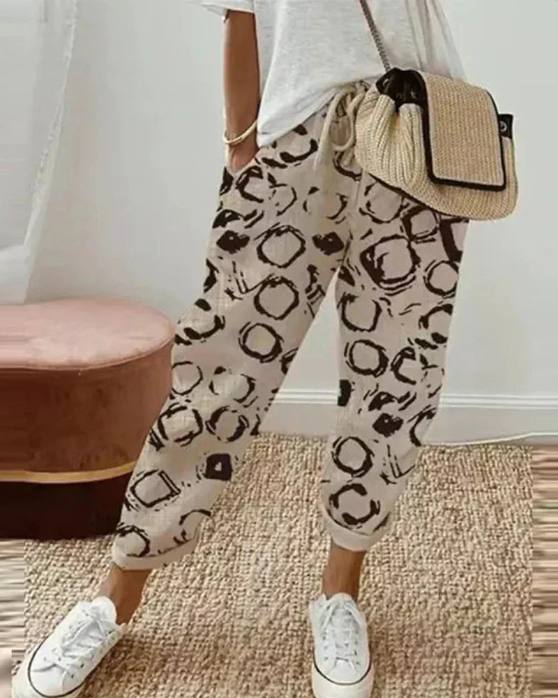 Anjana® | Stylish And Comfortable Cotton Linen Trousers For Women