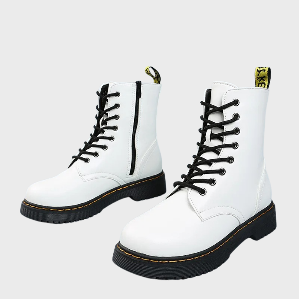 Kelsey | Women's Lace-Up Combat Ankle Boots