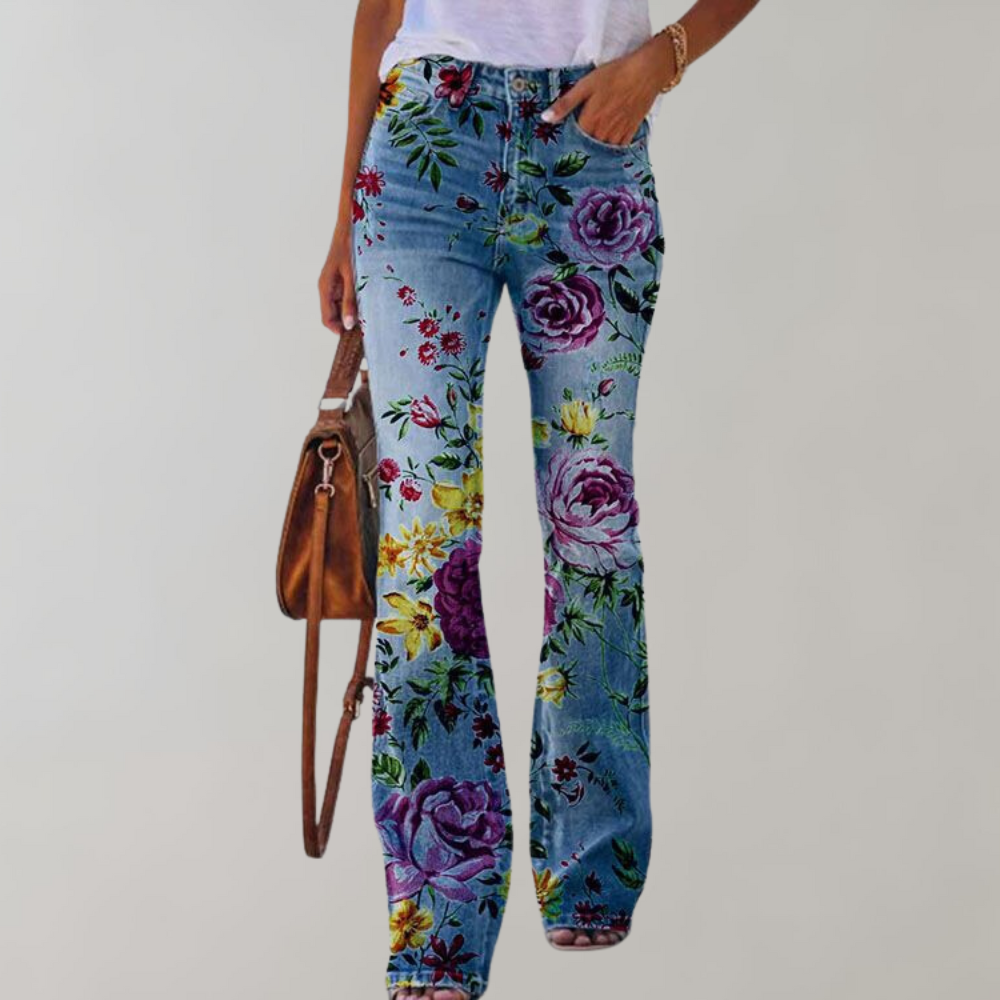 Concetta® | Floral Print Jeans