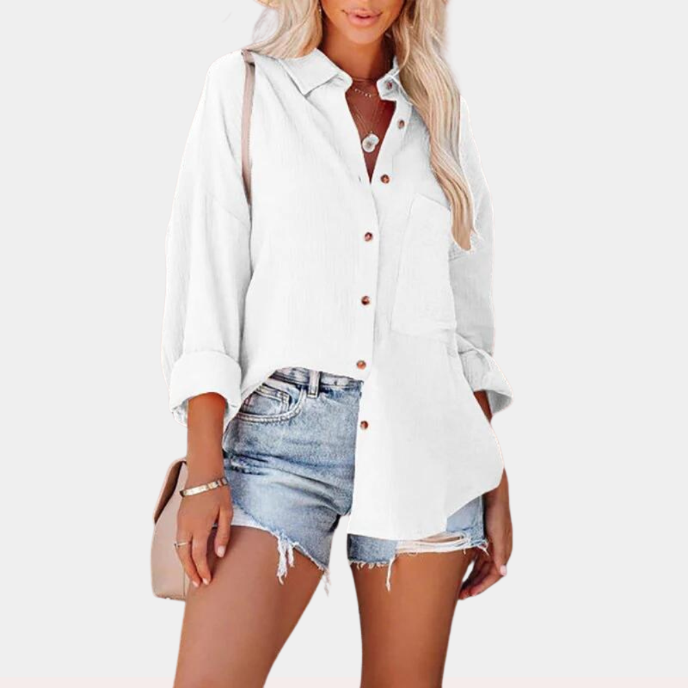 Bianca® | Casual and stylish summer blouse for women with a practical pocket