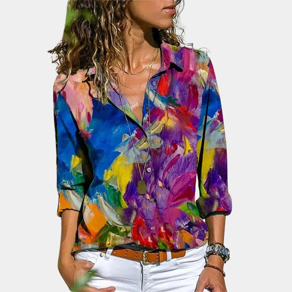 Carmen® | Women's blouse with a colorful and playful print