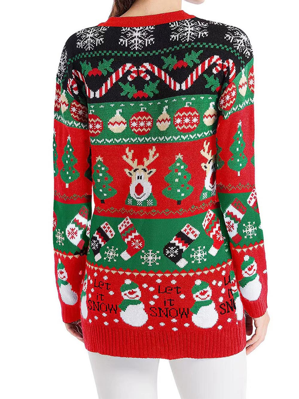 Diana® | Christmas long sleeve cardigan