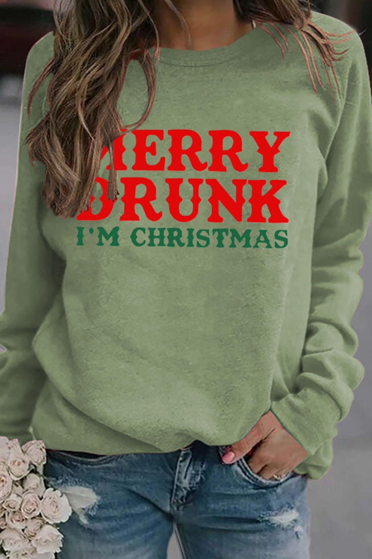 Ariadna® | Crew neck sweatshirt with letter print
