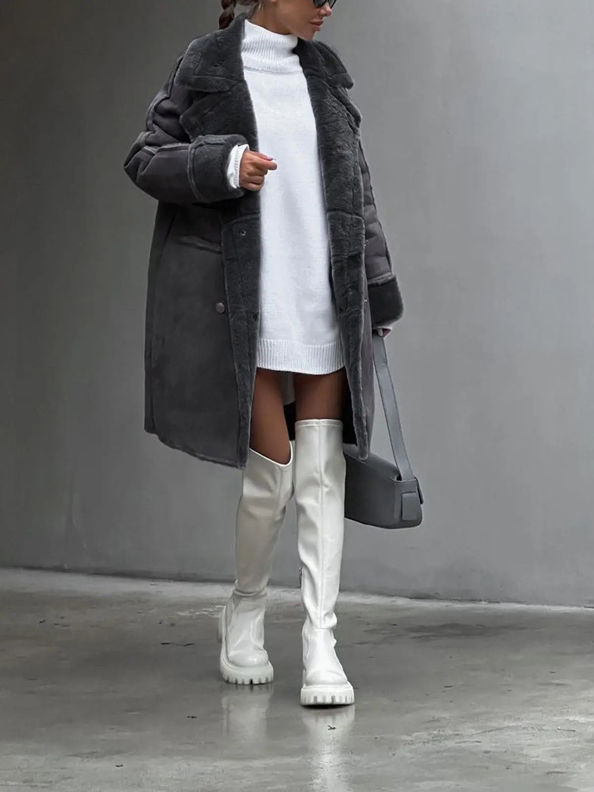 Camille | Women's jacket fleece elegant silhouette comfortable fit