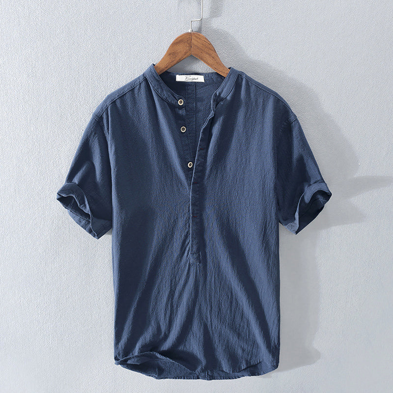 Theodore | Men's Elegant Shirt with Mandarin Collar