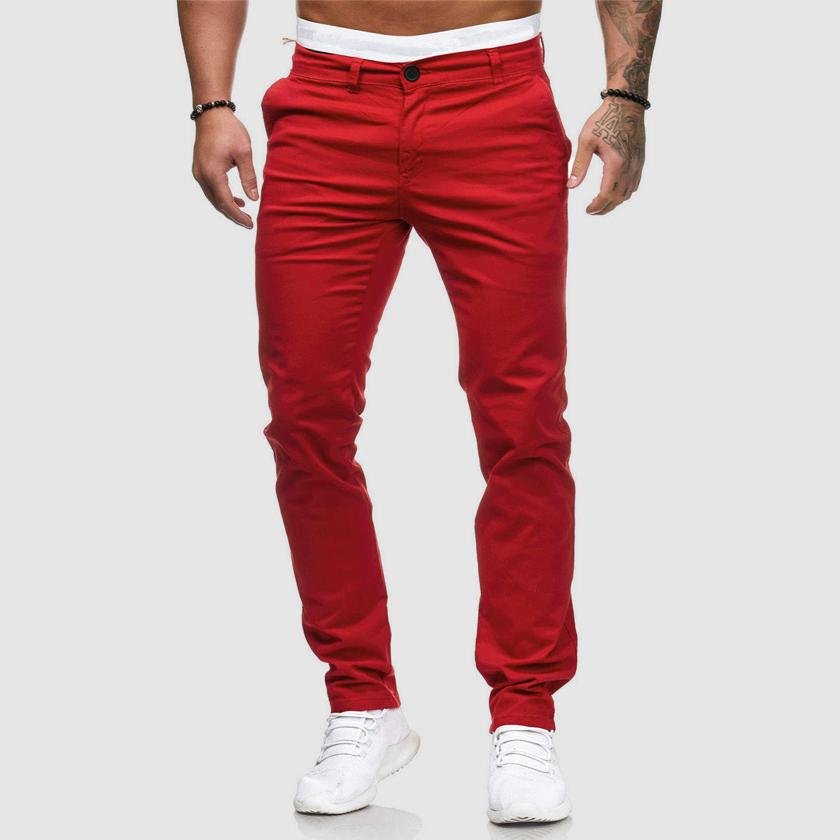 Gus | Men's Casual Slim Fit Straight Leg Pants