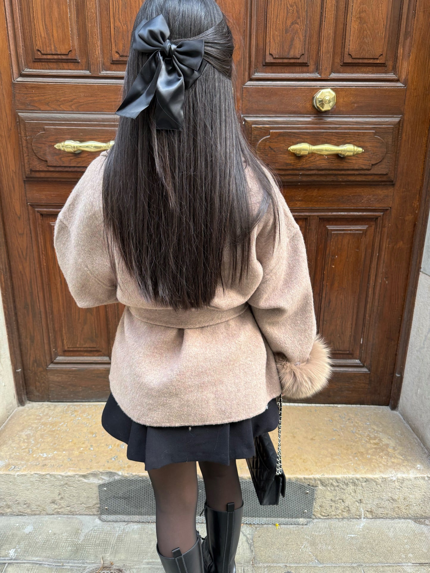 Cinthia® | Brown luxury coat