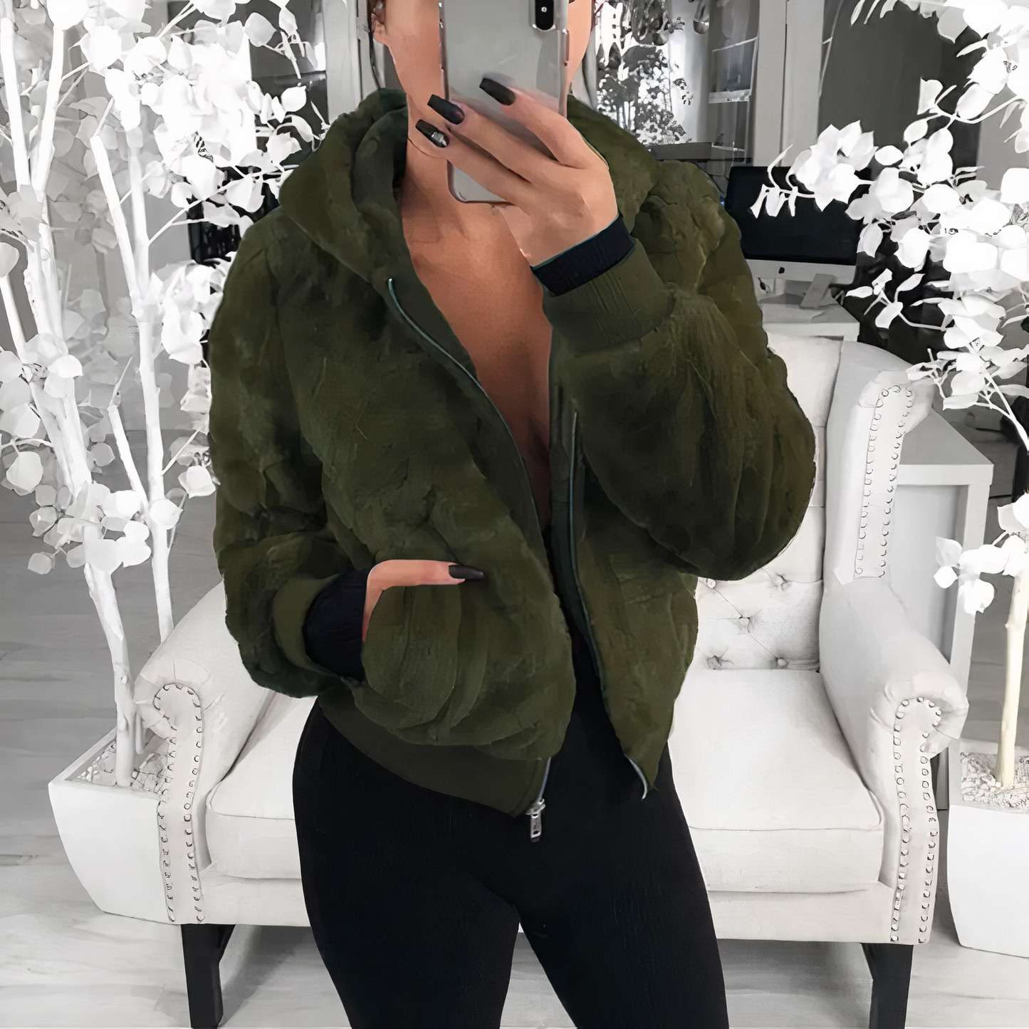 Celeste® | Short hooded jacket