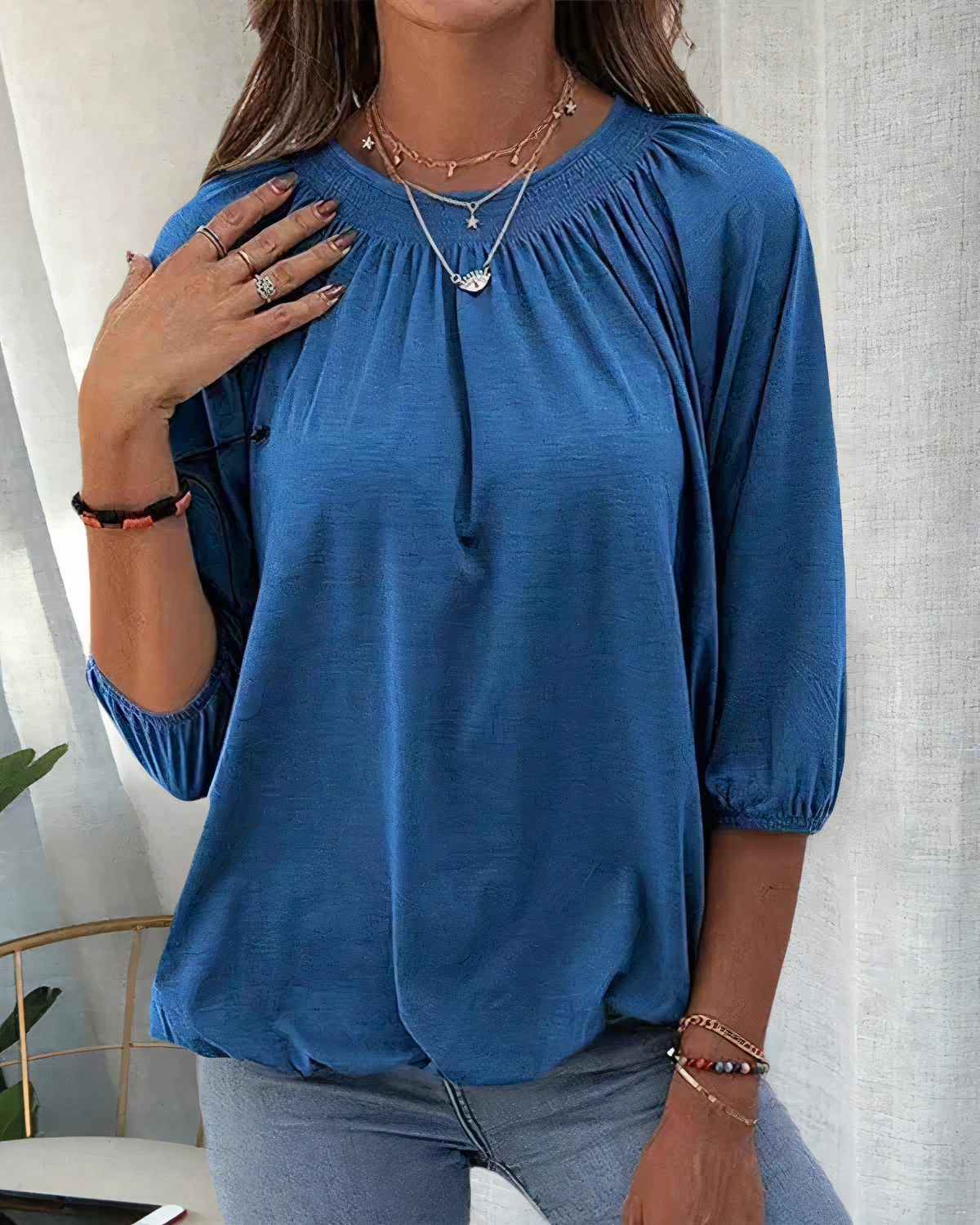 Bretislav® | Stylish Blouse With 3/4 Sleeves