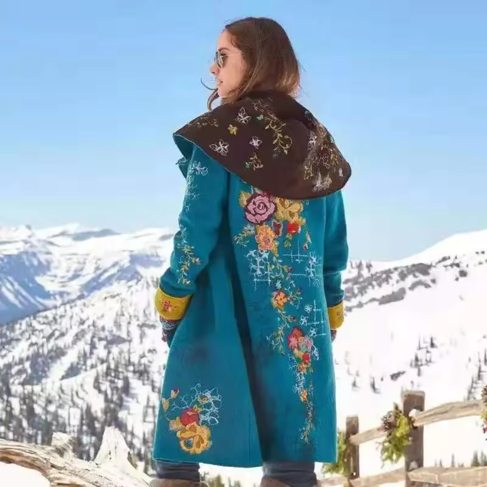 Bonifacia® | Mid-length winter jacket with print