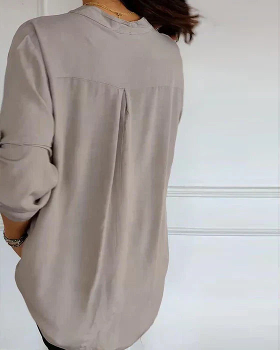 Britni® | Fashionable Women'S Blouse With Sequin Pocket