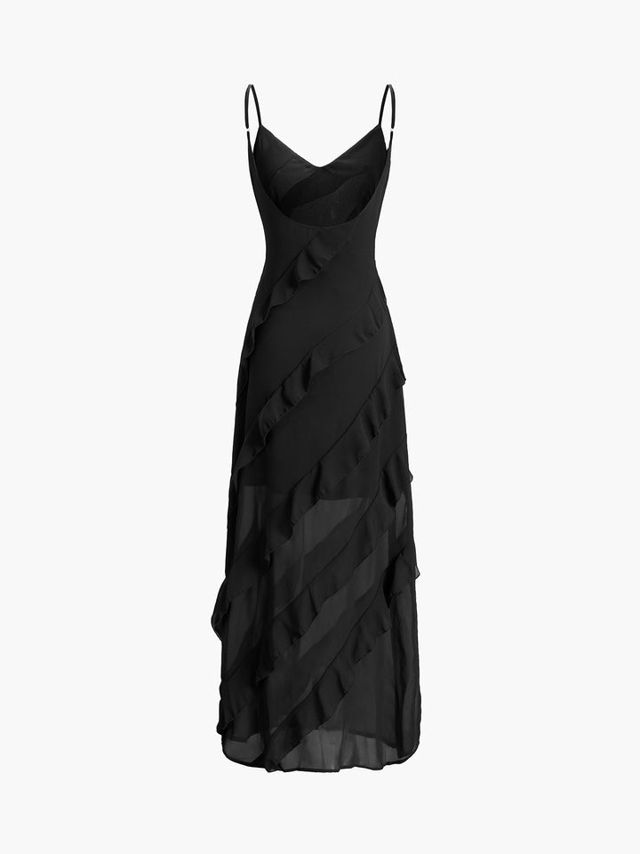 Cinthia® | Elegant dress with ruffles