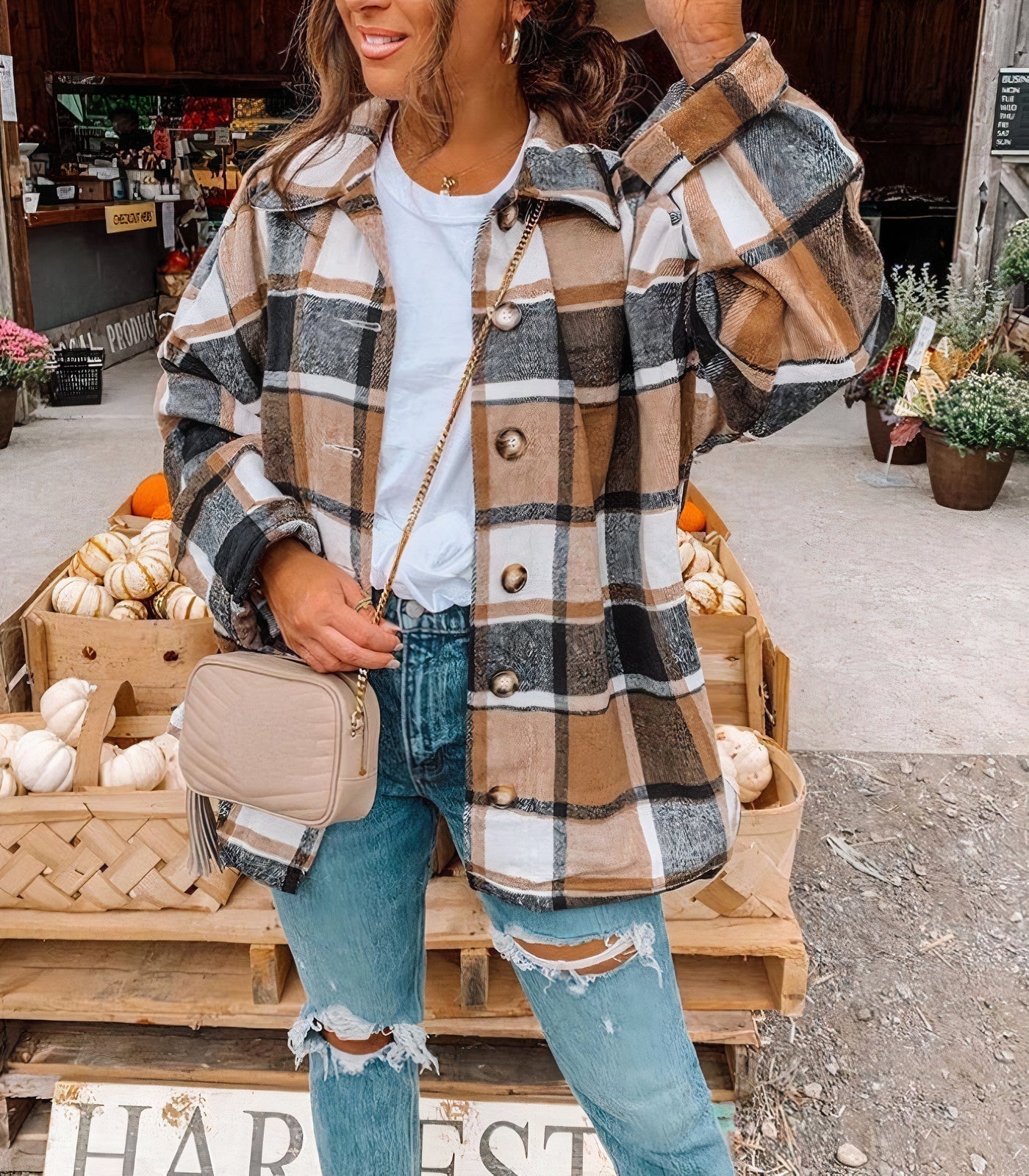 Carmen® | Checked summer jacket