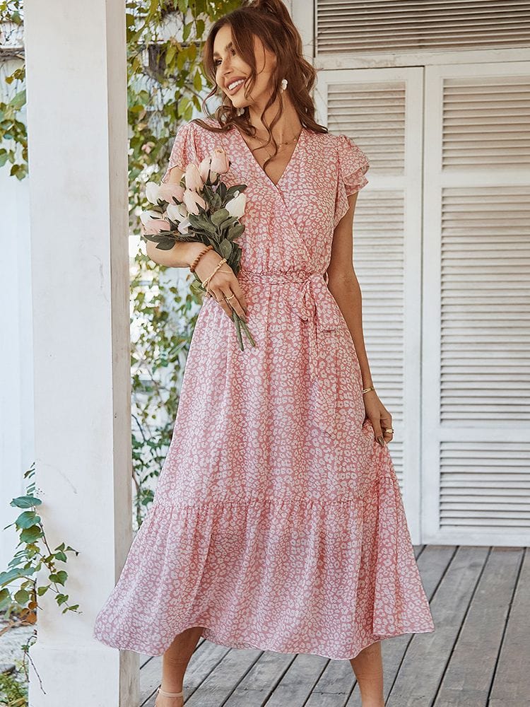 Amira® | Chic Floral Maxi Dress