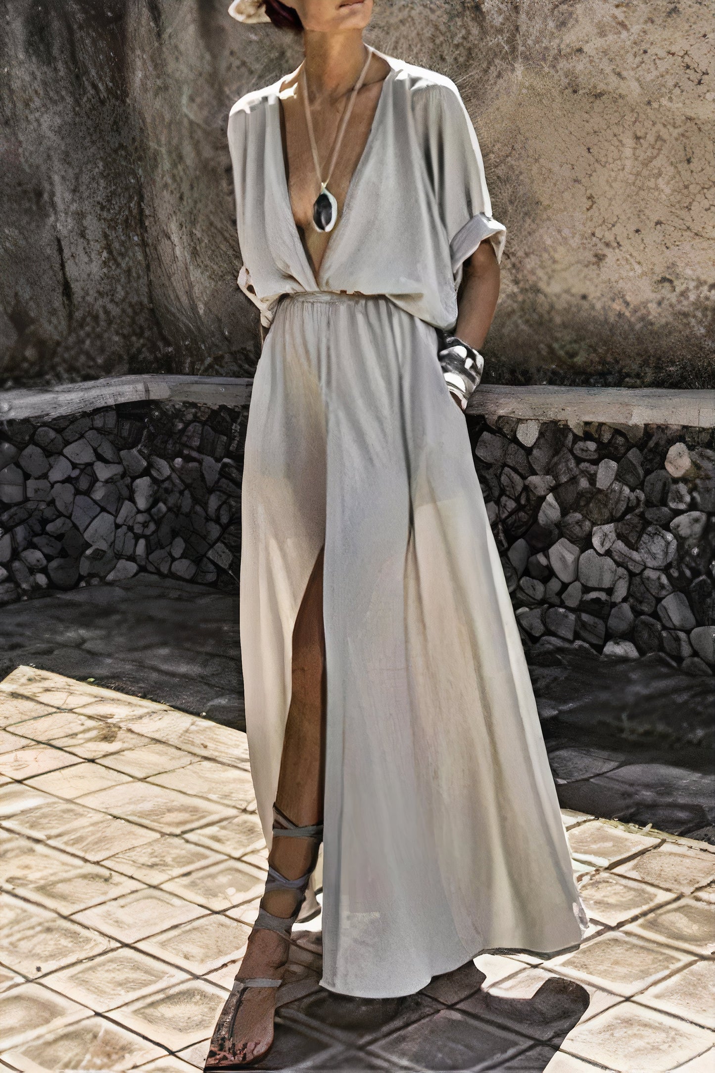 Brigida® | Simple Black Light Summer Dress