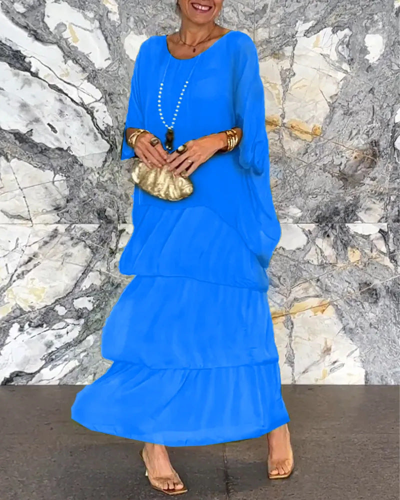 Delia® | Marianne Lange handmade layered dress