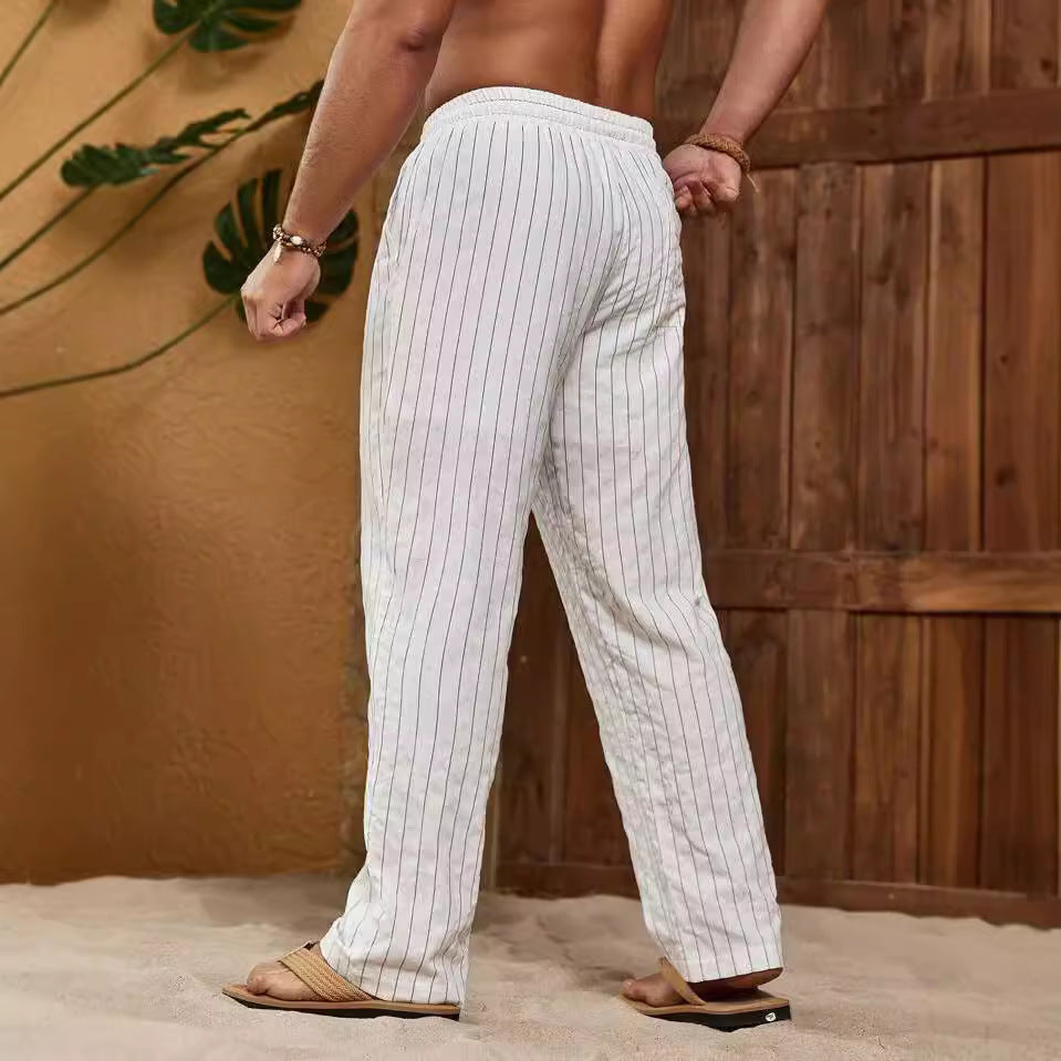 Keegan | Men’s Trousers - Lightweight Cotton - Relaxed Fit