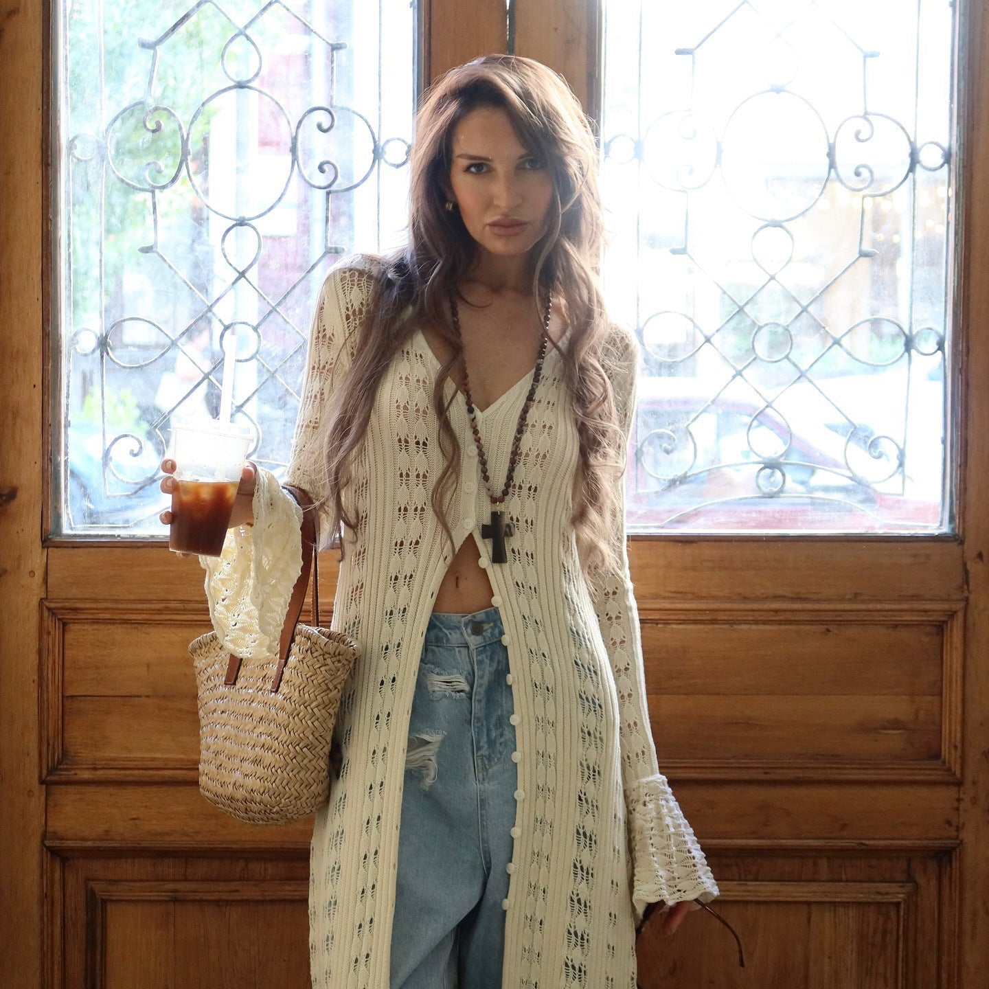 Rachel | Women's Long Boho Cardigan