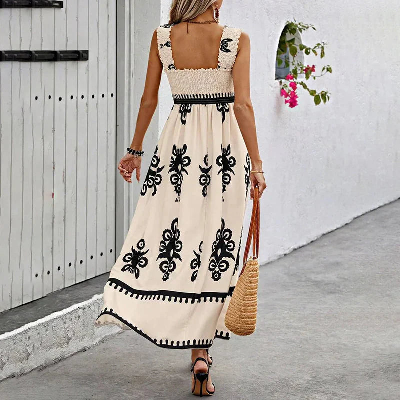 Antonella® | Elegant Maxi Dress With Retro Style