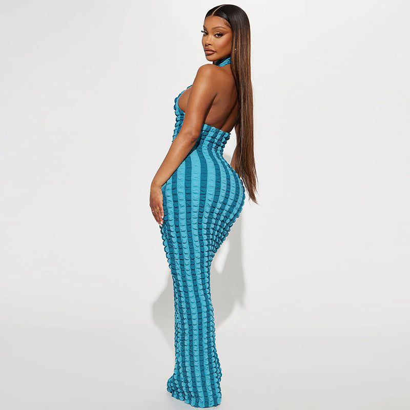 Delia® | Long halter dress for women