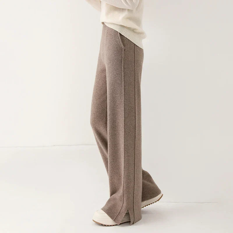 Desdemona® | Trendy knitted wide trousers for women