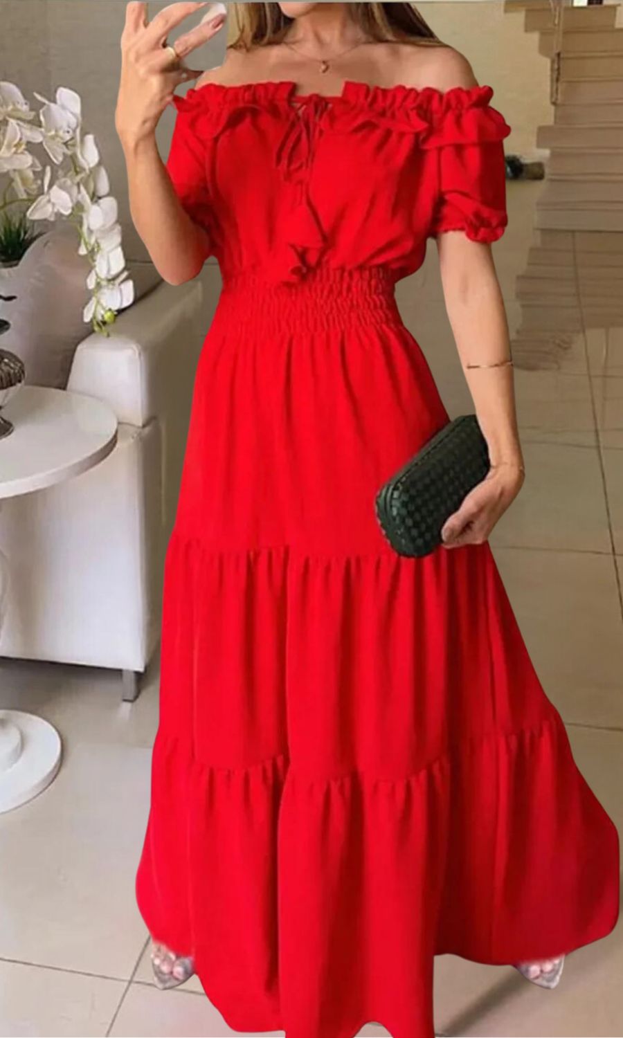 Antonella® | Elegant Elastic Summer Dress