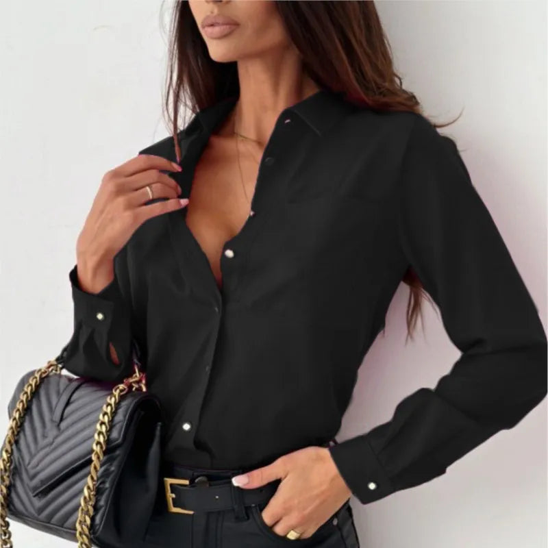 Bronislawa® | Elegant Top With Long Sleeves And Buttons At The Front