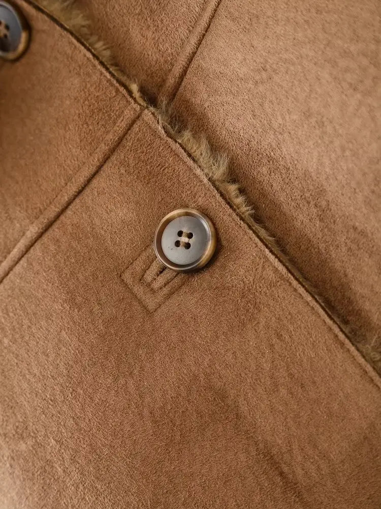 Dominique® | Women's coat jacket with lapels for autumn and winter