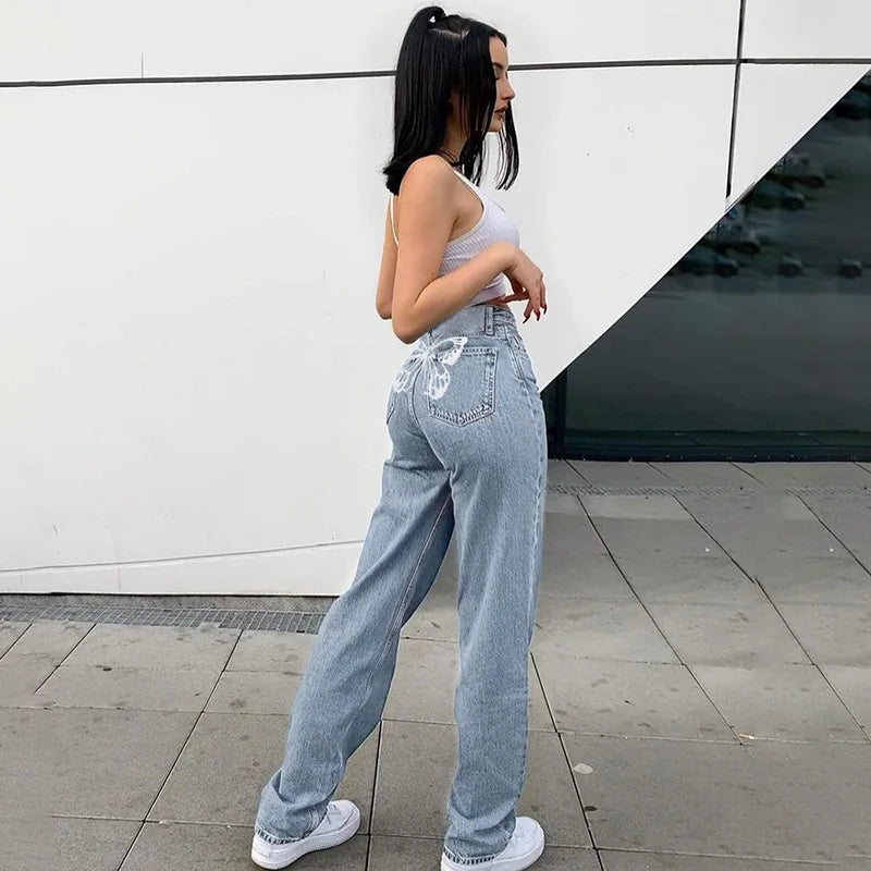 Denisse® | High Waist Denim Jeans