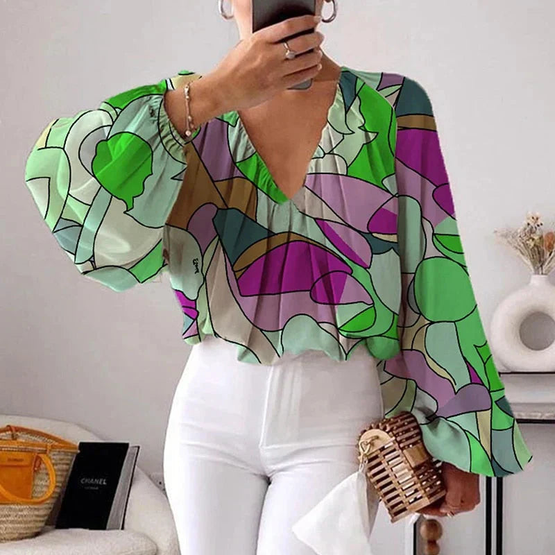 Bruis® | Elegant Patterned Blouse