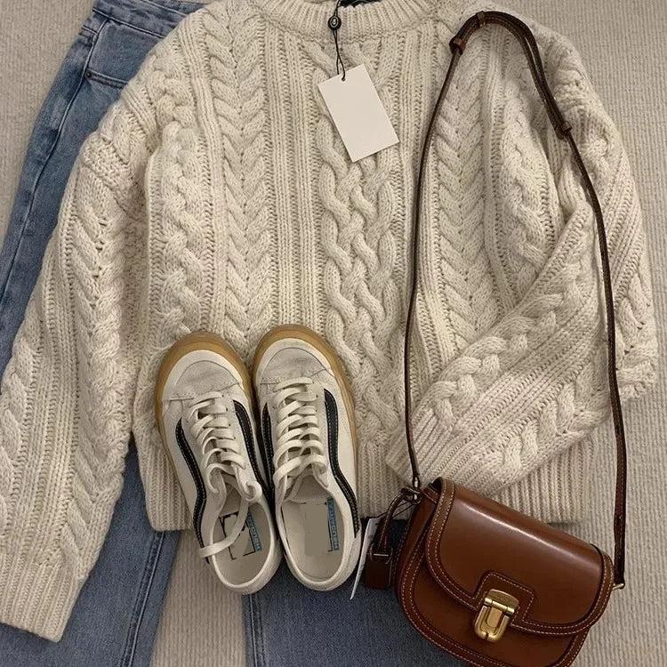 Apolonia | Loose knit sweater for women
