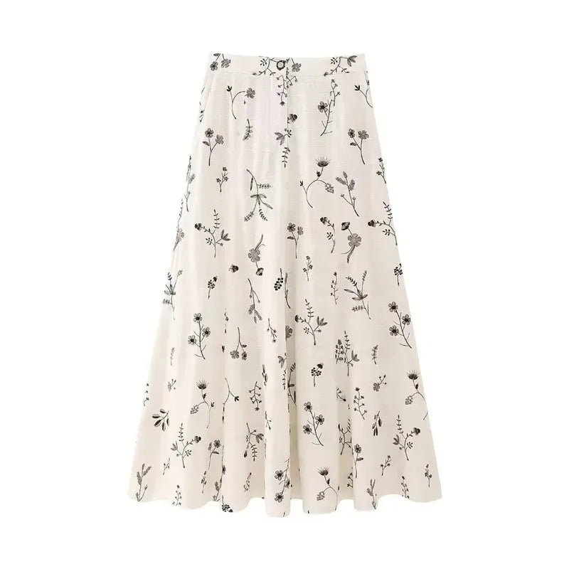 Caridad® | Floral top and skirt set
