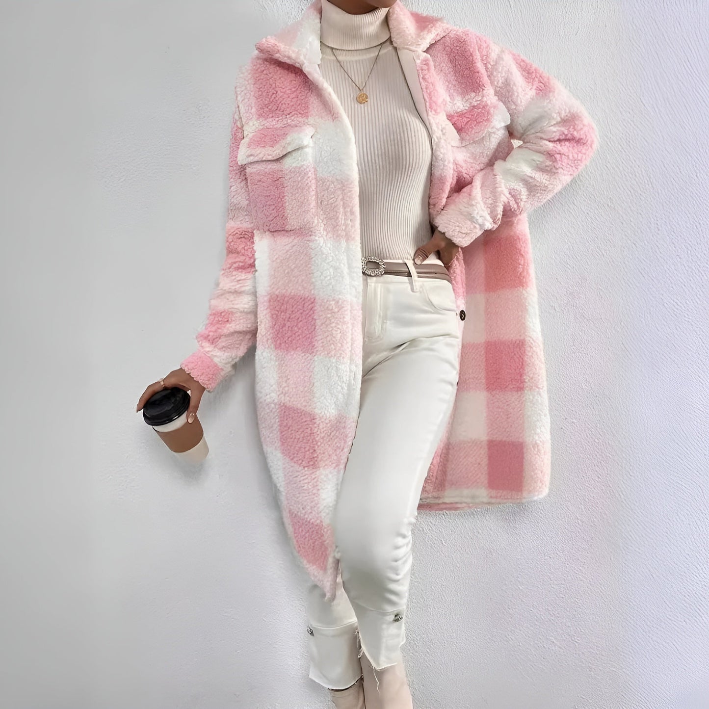 Ariadna® | Long checked coat